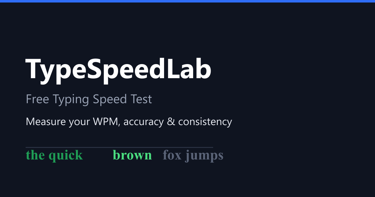 Free Typing Speed Test Measure Your WPM Accuracy TypeSpeedLab free-typing-speed-test-measure-your-wpm-accuracy-typespeedlab